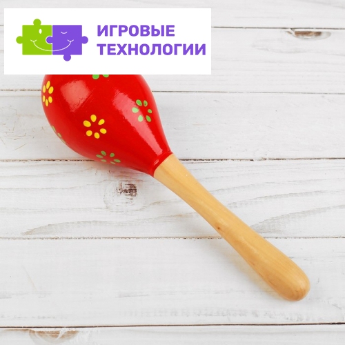 Игрушка музыкальная «Маракасы с картинкой», микс