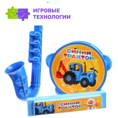 Музыкальные инструменты «Синий трактор», в наборе 3 предмета