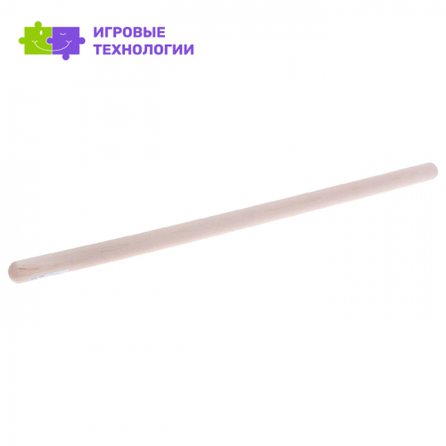Палка гимнастическая деревянная, d=32 мм, длина 0,75 м