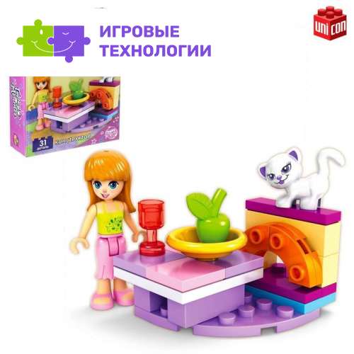Конструктор Город Мечты «Гостиная», 31 деталь
