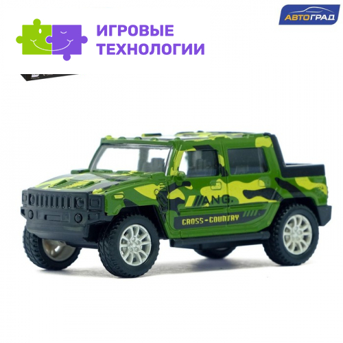 Машинка металлическая «Армия», масштаб 1:43, инерция, МИКС