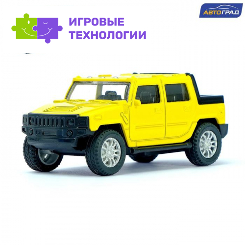 Машинка металлическая «Пикап», масштаб 1:43, инерция, МИКС