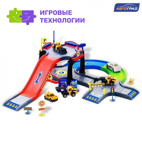 Парковка «Город», 1 машинка, дорожные знаки