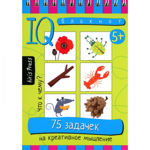 Умный блокнот. 75 задачек на креативное мышление. От 5 лет. Фролова Т.Ю.