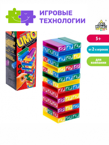 Настольная игра «Падающая башня UMO», от 2 игроков, 5+