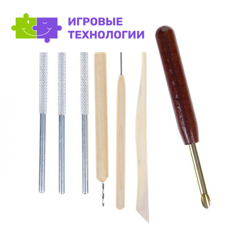 Набор инструментов для лепки, 7 предметов