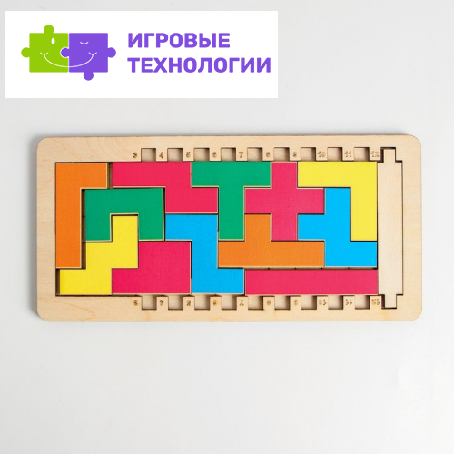 Головоломка-конструктор с уровнями сложности