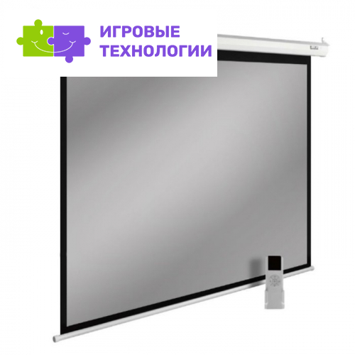 Экран Cactus CS-PSSME-200×150-DG 150×200 см, 4:3, настенно-потолочный, рулонный, тёмно-серый