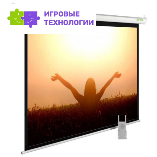 Экран Cactus MotoExpert CS-PSME-220×165-WT, 4:3, настенно-потолочный, рулонный, белый