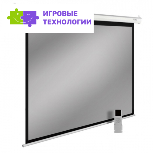Экран Cactus CS-PSSME-220×138-WT, настенно-потолочный рулонный, 138×220 см, 16:10, белый