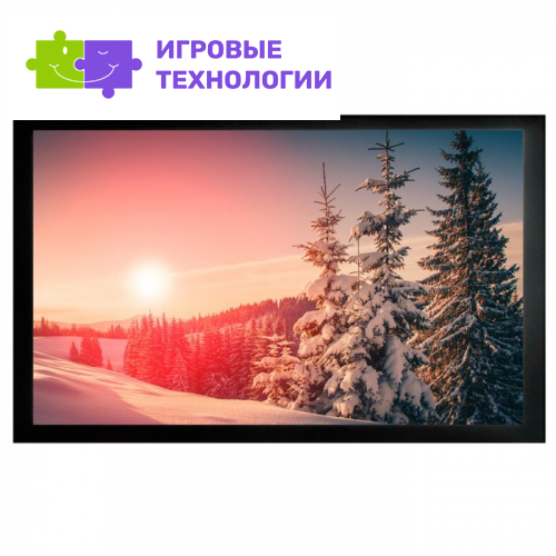Экран на раме Cactus CS-PSFRE-360×203, настенный натяжной, 203×360 см, 16:9